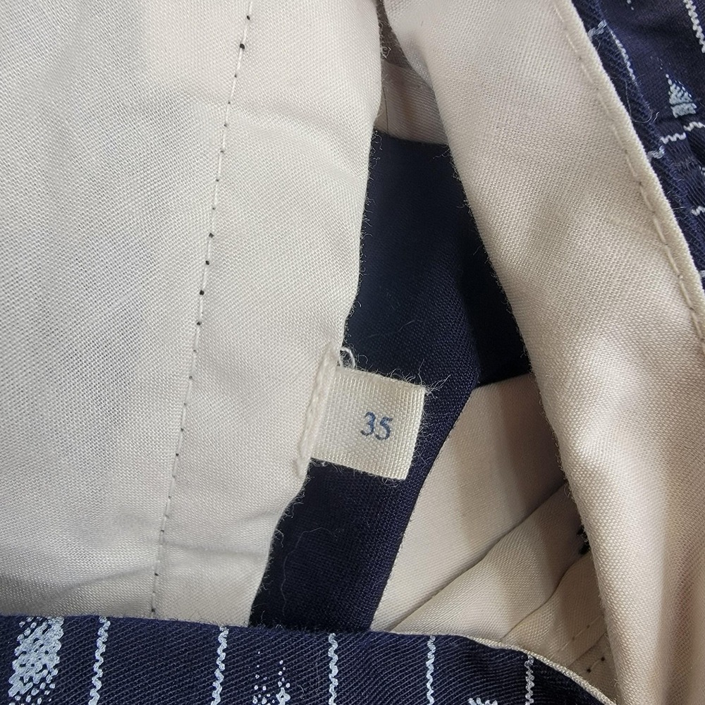 J Crew Shorts Mens 35 Navy Blue Gramercy Chino Lightweight Preppy Nautical - Picture 6 of 15